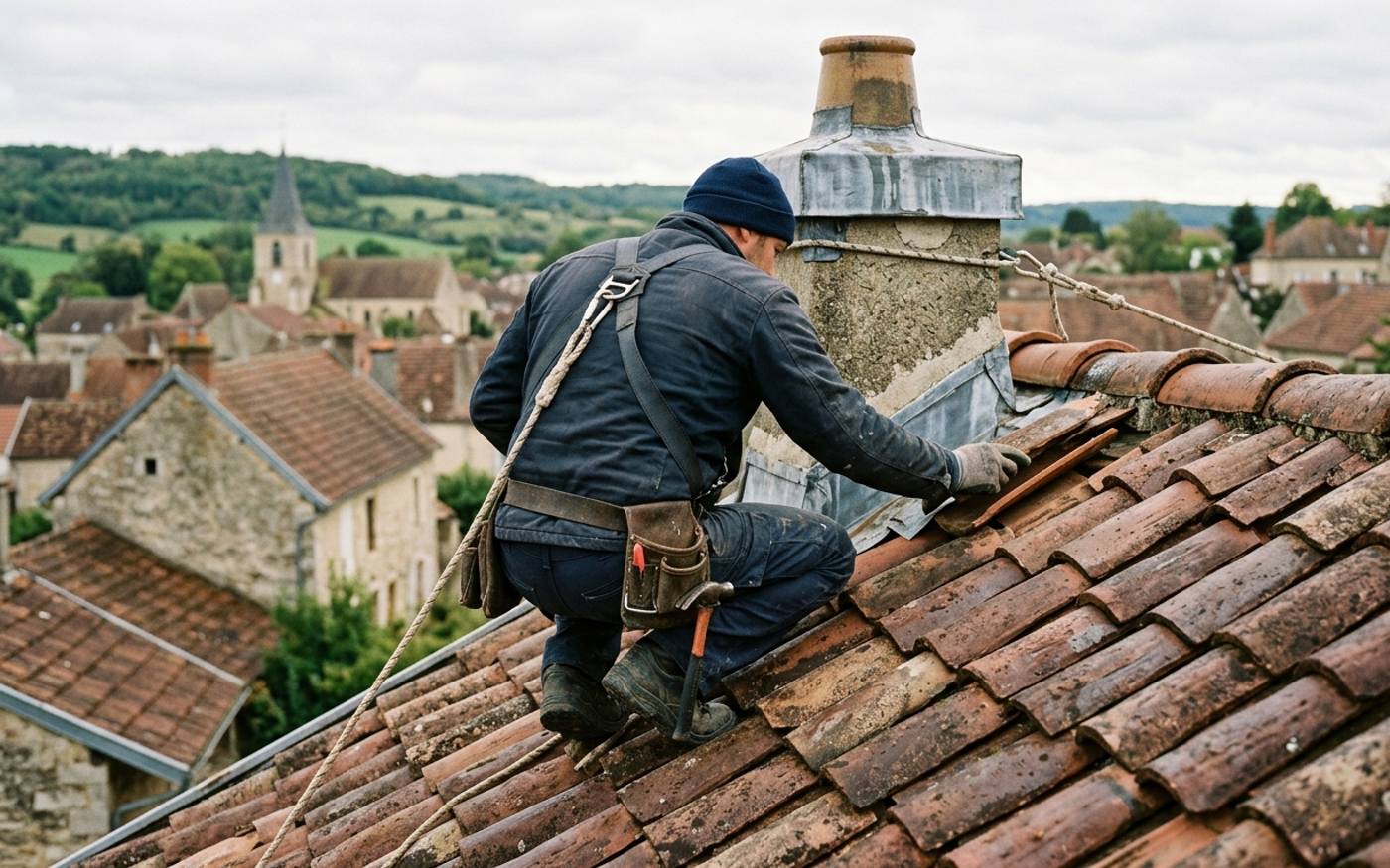 Recherche fuite couverture ardoise carhaix plouguer